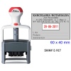 مهرتاریخ دار حرفه ای shiny E-917