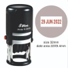 مهراتومات تاریخ دار دایره shiny R-532D