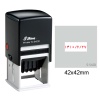 مهر اتومات تاریخ دارمربع shiny S-542D
