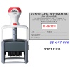 مهرتاریخ دار حرفه ای shiny E-918