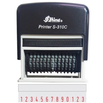 SHINY S-310 C مهر شماره دار با یک شماره 13 رقمی