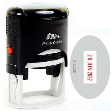 مهراتومات تاریخ دار بیضی SHINY Q-3555D