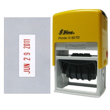 مهر اتومات تاریخ دار مستطیلی shiny S-827D