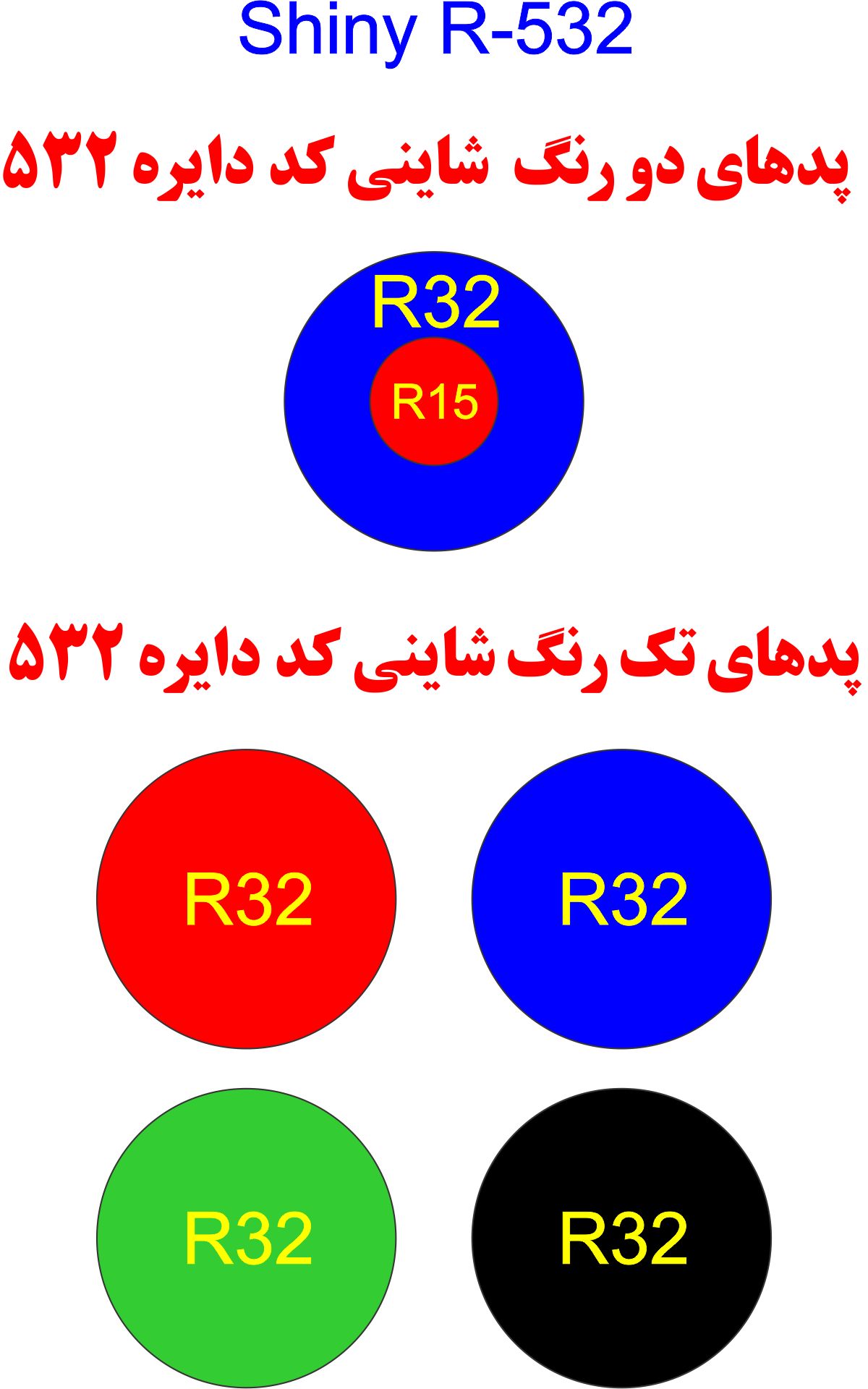 pad shiny r 532